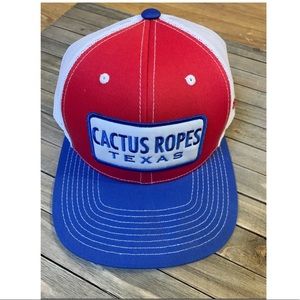 CACTUS ROPES HOOEY TRUCKERS BALL CAP